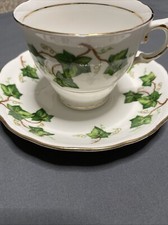 Colclough Bone China Tea Cup A7 And Saucer D7 Ivy Pattern
