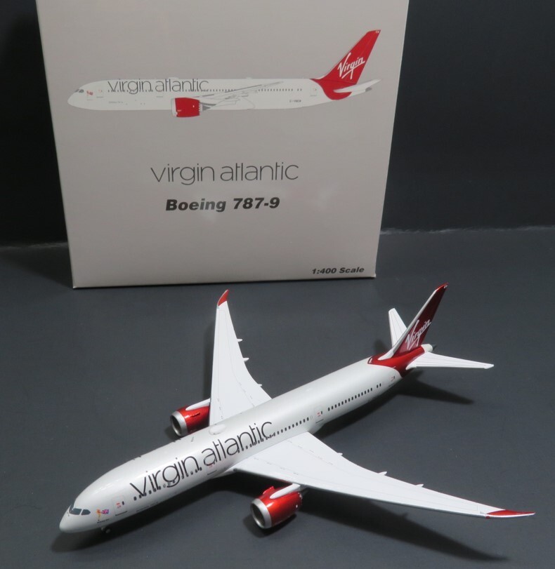 航空機・ヘリコプター Virgin Atlantic B787-9 Geminijets 1/400 Gemini Jets Virgin Atlantic B787-9. G-VNEW. 1:400 Scale. VERY RARE