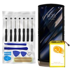 Upgraded 1365mAh Sub Battery  Screwdriver Tool for Motorola razr 4G 2019 XT2000