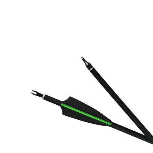 30 Zoll Carbonpfeile Jagd Pfeile Zielpfeile SP500 Recurve Compoundbogen Köcher - Picture 4 of 13