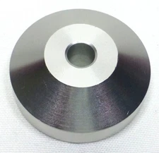 Technics Aluminum Dome Cone Shape 45 RPM Record Turntable Adapter for 7" Vinyl