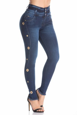 VEROX JEANS pantalones colombianos cintura alta Levantacola 3316 Jeans  Fashion suneducationgroup.com