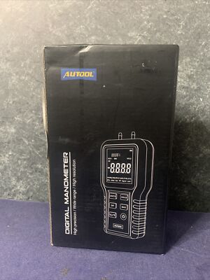 Digital Manometer,Handheld HVAC Manometer,Dual-Port Manometer Gas Pressure