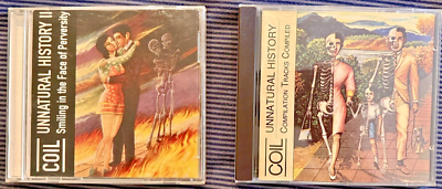 Coil “Unnatural History I & II” Art Dark Experimental IMPORT UK 2