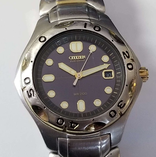 Citizen Eco Drive Alarm Chronograph Watch Gn-4-s Stainless ...