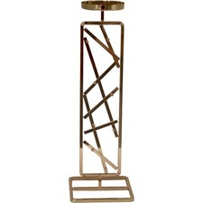 Image of Modern Minimalistic Abstract Metal Tealight Candle Holder Elegant Candle Stand