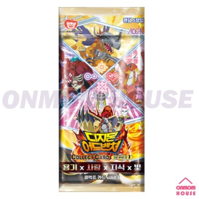 Digimon Adventure Collect Card Series 1 Booster Box Korean Version