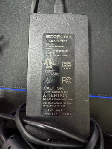 EcoFlow KT180A2900620M2 AC Adapter Glacier Delta Wave River XT60 charger