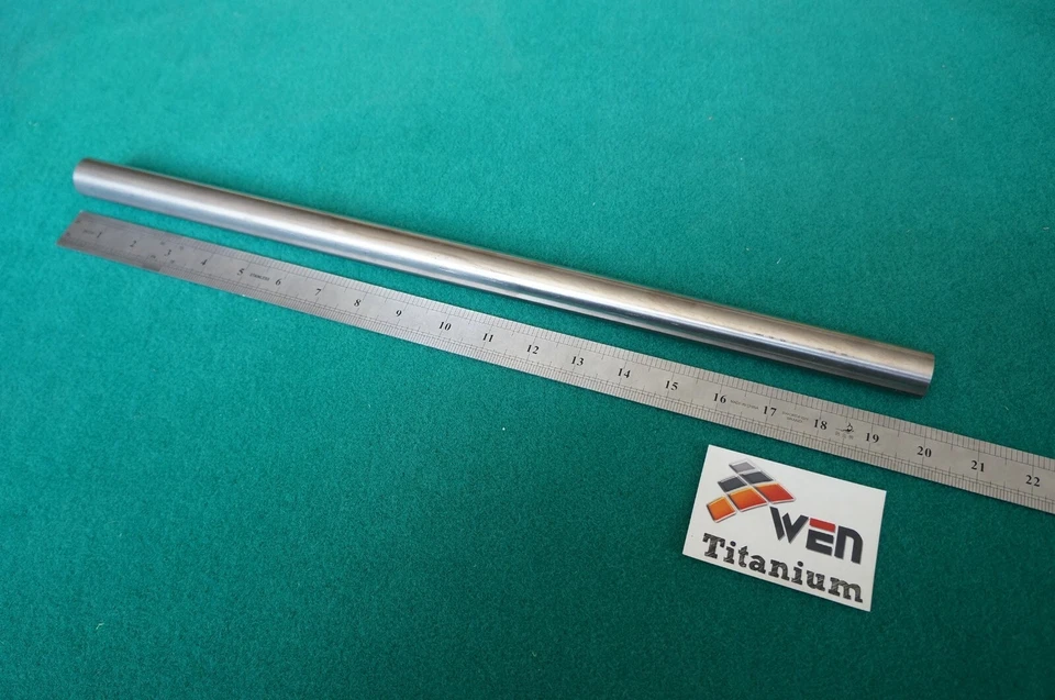 25mm Titanium Grade 2 Tube ( .984" x .118" x 20" ) Metal Pipe 1 in Round Tubing - Image 2 of 4