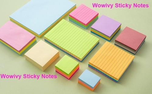 Post It Sticky Notes Reminders Self Adhesive Various Size Colours Paper Memo Pad - Picture 3 of 99