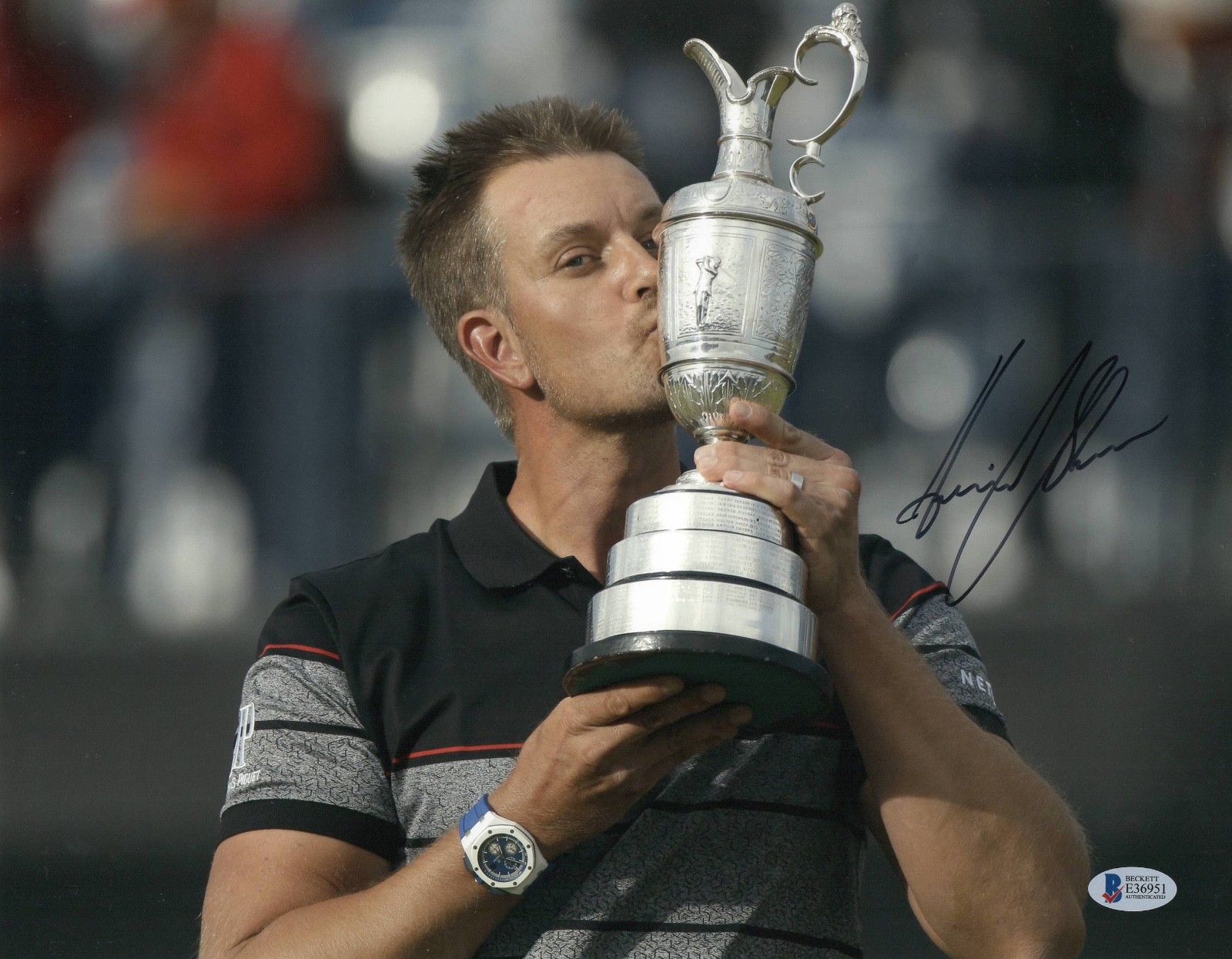 HENRIK STENSON AUTOGRAPHED SIGNED 11X14 PHOTO PICTURE GOLF MASTERS BECKETT COA 