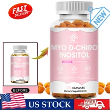 Myo D-Chiro Inositol Capsules 2000mg Hormone Balance For Women's Health 120Pcs