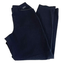 Vintage Lauren Ralph Lauren Wool Blend Black Dress Pants Size 8 Mid Rise Career