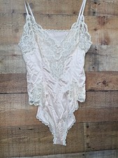 Vintage Lingerie  Body Lites For J.C.Penny Nylon  Lace Bodysuit Size 34 Medium
