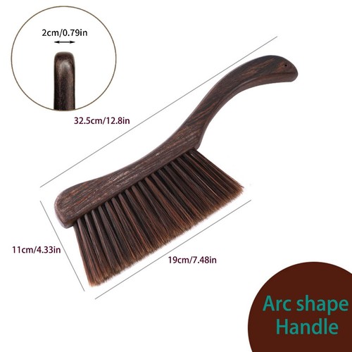 Hand Broom Brush Dust Brush For Cleaning Wood Block Hand Brush Soft Bristle Clea - Picture 2 of 7