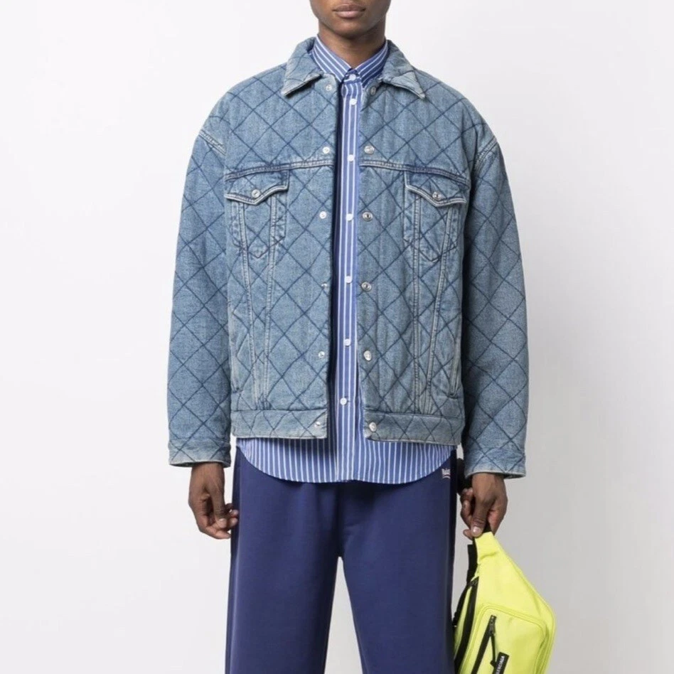 Balenciaga Monogram Denim Jacket