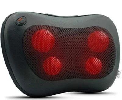 COMFORT COMPANY SUPPLIES Kneading Electric Massagers Pillow Shiatsu Neck Back Lumbar Cushion Home Car