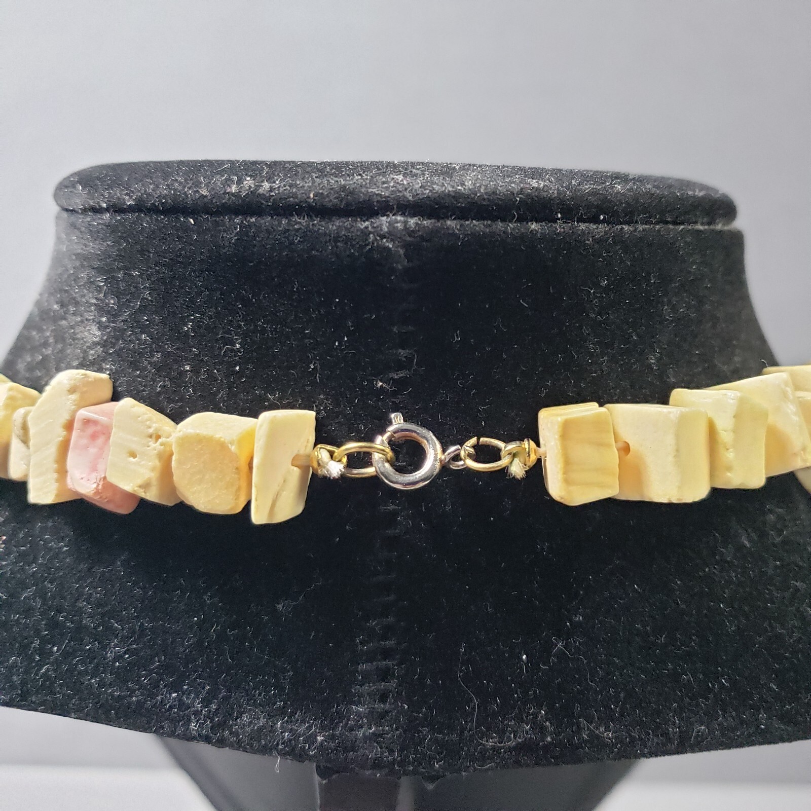 Beaded Shell Necklace Pastel Statement Retro Mid … - image 4