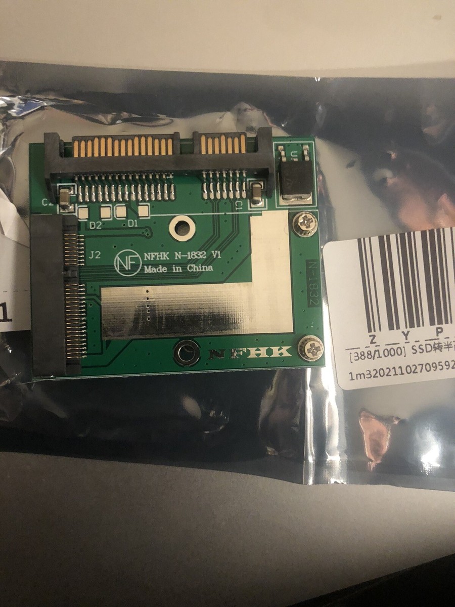 NFHK N-1832 mSATA Mini PCI-E SATA SSD to 2.5 inch IDE 44pin