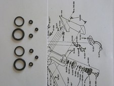 Crosman Mark I Mark II MK 1 2 - Two Seal Kits  Exploded View  Guide Version 2