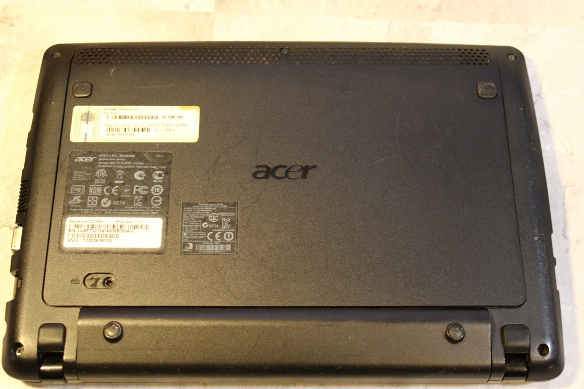 Acer Aspire One P1VE6 Laptop For Parts Posted Bios Hard Drive