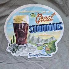 Tommy Bahama The Great Stoutdoors Beer Tee shirt T-Shirt Size XL