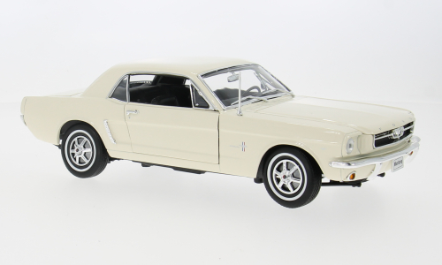Welly Ford Mustang Hardtop White 1964 1:18 - Picture 1 of 1