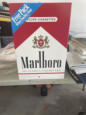 Marlboro Cigarettes Gas Station Store Advertising Display Box