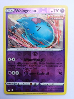Pokemon Karte Woingenau EVS 066 / 203 Reverse Holo Drachenwandel