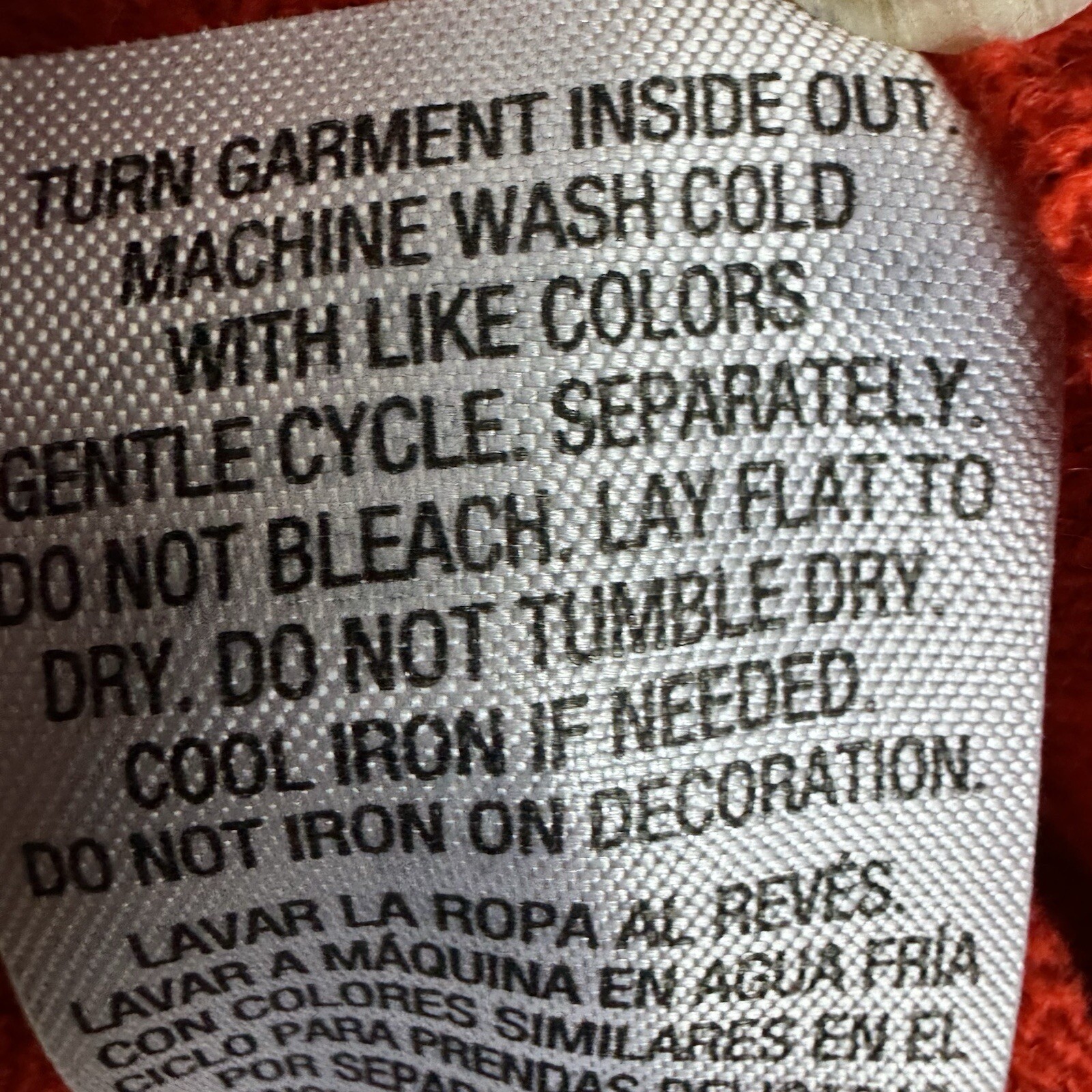 Basic Edition Women's Medium Red Layered Look Swe… - image 8