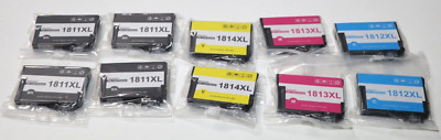 18XL 10er Pack  Druckerpatronen Kompatible für Epson 18XL,XP-322 XP-215 XP-205