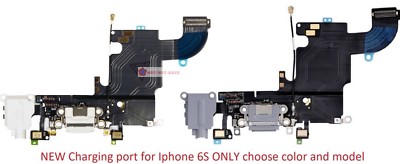 Charging Port Headphone Audio Jack Mic Flex replacement part for Iphone 6s 4.7''