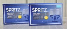 Spritz Menorah Hannukah Small White Candles 2 Boxes 90 Total Count 3.5" Height