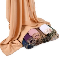 Muslim Women Hijab Wrap Long Scarf Turban Head Cover Shawls Islamic Headscarf