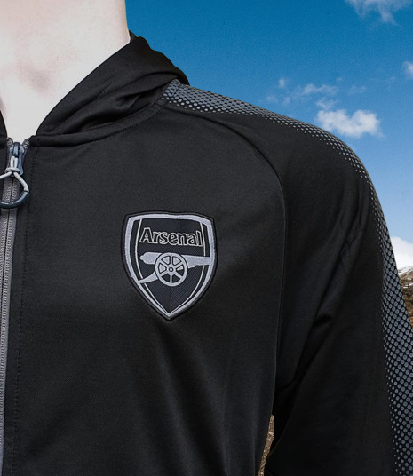 ARSENAL FC 2017-2018 FA COMMUNITY SHIELD PUMA TRACKSUIT HOODIE