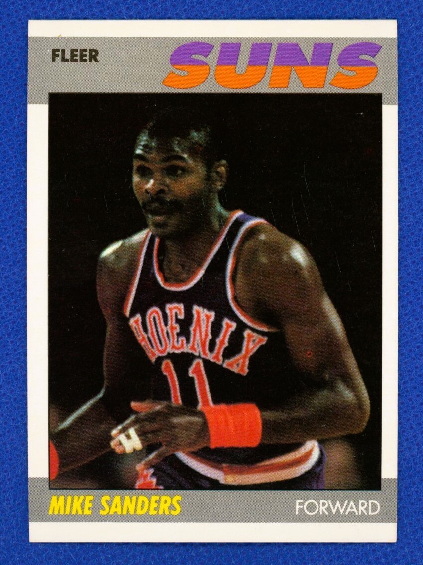 1987-88 Fleer # 96 Mike Sanders Phoenix Suns Near Mint Combine Shipping