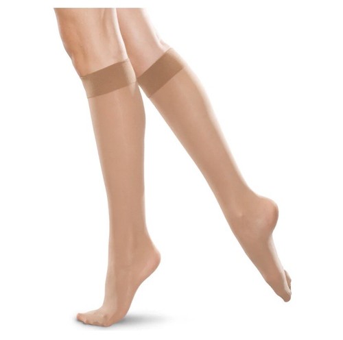 Oapl 68128 Therafirm Women Knee High Stocking Black Small