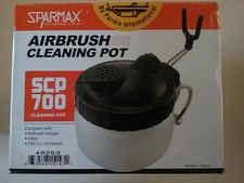 Sparmax Parma Airbrush Cleaning pot Airbrush Hanger, Filter, 700 c.c. Container