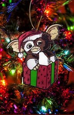 Gremlins Gizmo Mogwai 2D Acrylic Hanging Christmas Tree Ornament