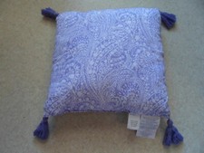 Envogue Kids Girls Throw Pillow Tassels Paisley Light Lavender 16" x 16" NWOT