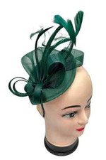 Feather Flower Sinamy Curl Headband Hat Fascinator Lady Day Wedding Royal Ascot
