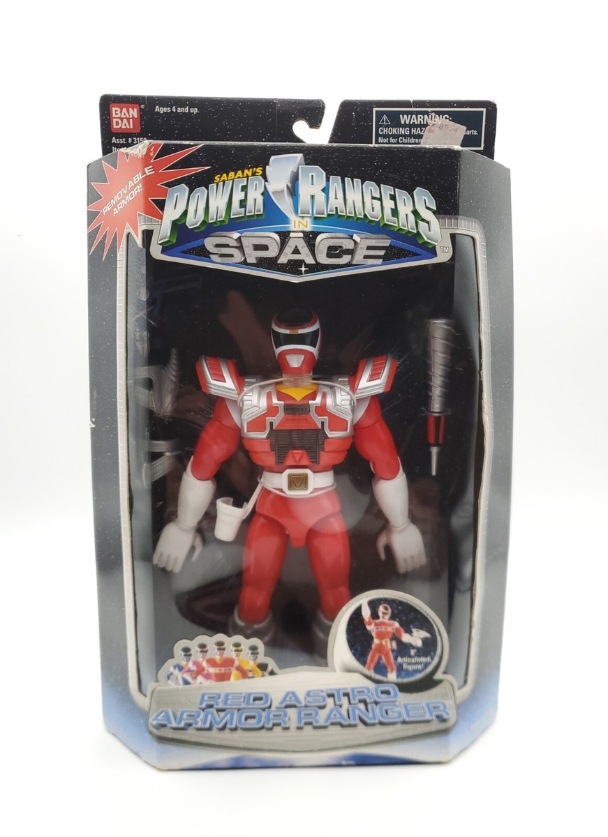 1997 Bandai Mighty Morphin Power Rangers In Space Red Astro Armor
