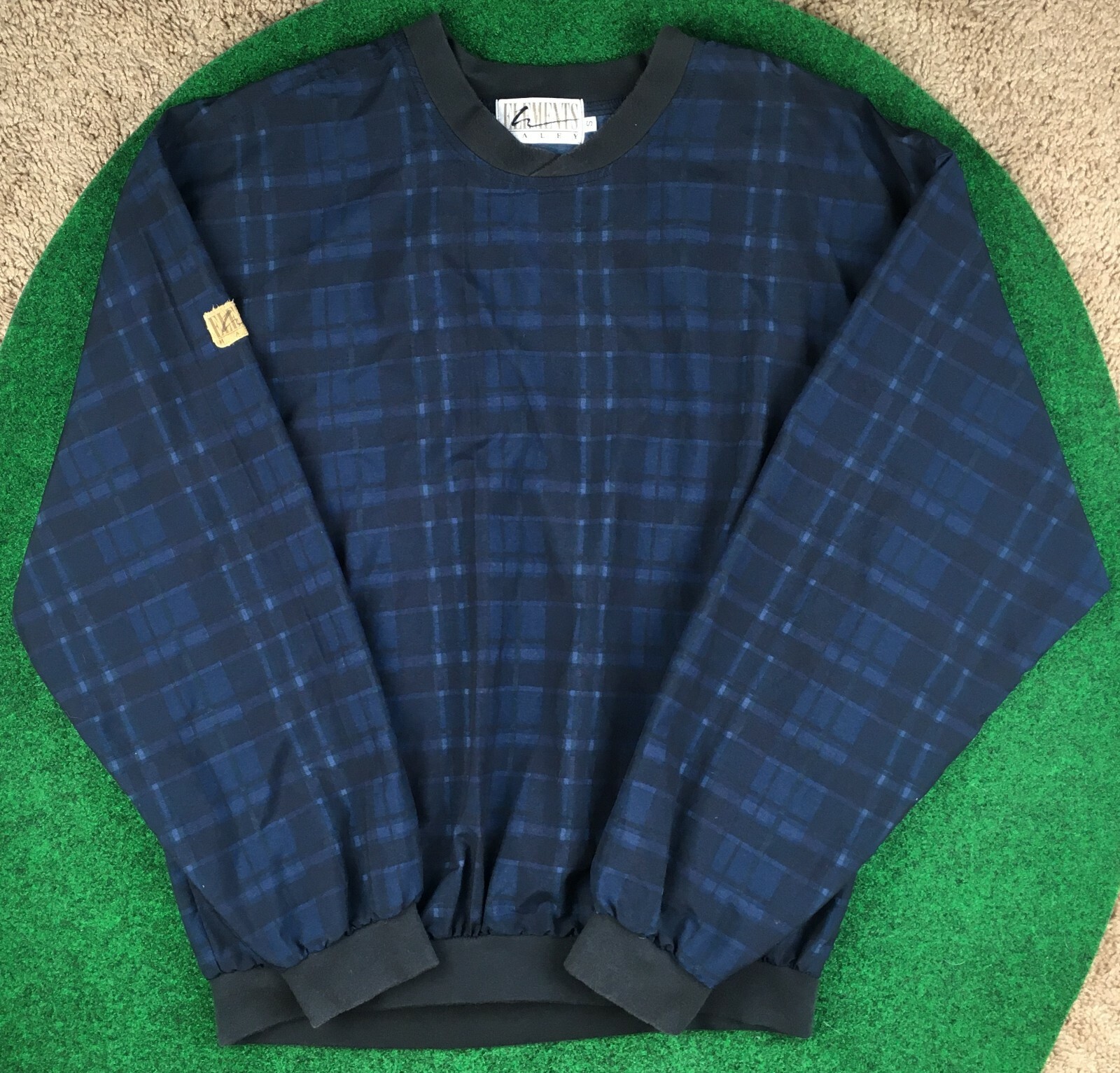 ELEMENTS HALEY Plaid Polyester Golf Windbreaker V… - image 1