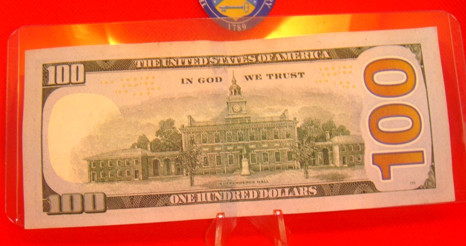 USA 2009 A SERIES 100 ONE HUNDRED DOLLAR Federal Reserve Note 100 DOLLAR NOTE . - Image 2 of 4