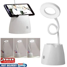 LED Desk Light Bedside Reading Lamp Dimmable USB Powered Table Touch Control US