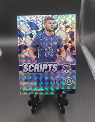 Timo Werner 2021-22 Mosaic Premier League Scripts Auto #SM-TMO 🔥 ⚽️  Chelsea Fc!