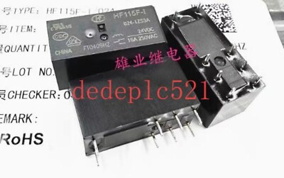 3 PCS NEW HF115F-I 024-1ZS3A Power Direct Current Electromagnetic Relay