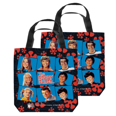 The Brady Bunch ''Squares'' Double Sided Tote Bag - 3 sizes
