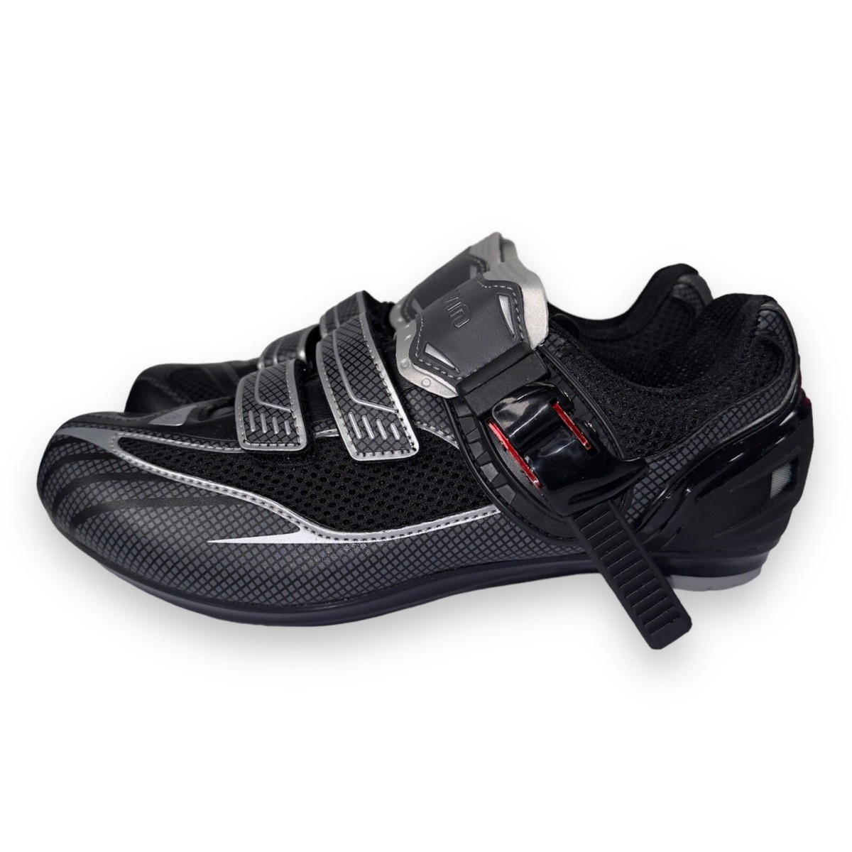 Gavin Elite Chaussures de cyclisme pour route, noir/gris, 41 EU