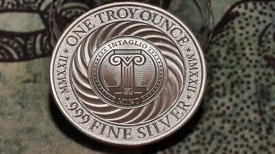 Alieni UFO Medaglia Rara Versata A Mano 1 Oncia Troy .999 Argento - Foto 3